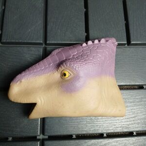 Vntg. Disney Neera Dinosaur Head 7"‎ Rubber Hand Puppet,  ZC